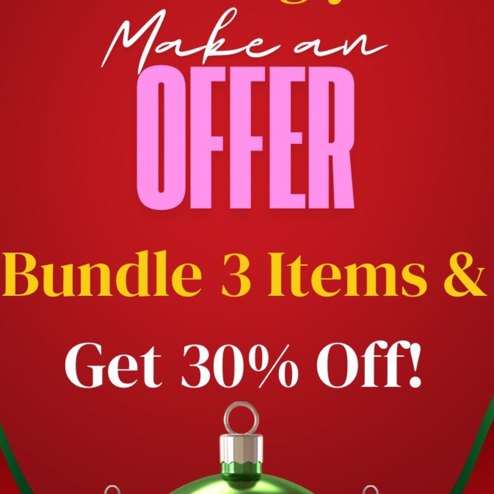 Make an offer BUNDLE AND SAVE an extra 30% off
Tap the ❤️ to like this flyer